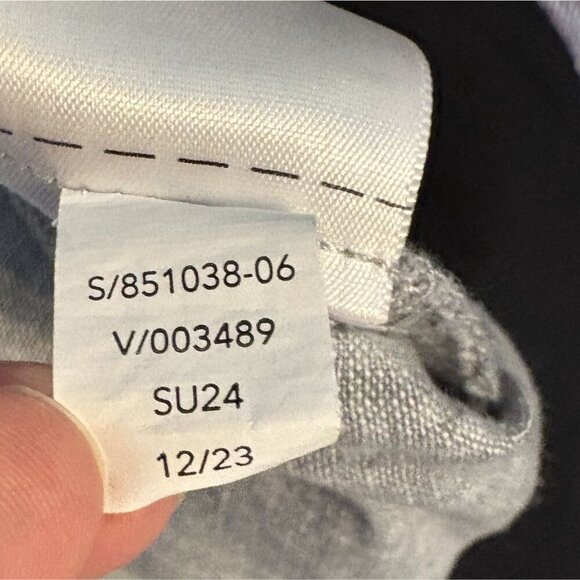 Athleta Women's Linen Drawstring Pants M Gray Breathable Beach Vacation - Picture 7 of 11